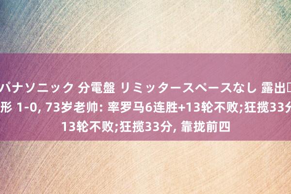パナソニック 分電盤 リミッタースペースなし 露出・半埋込両用形 1-0， 73岁老帅: 率罗马6连胜+13轮不败;狂揽33分， 靠拢前四
